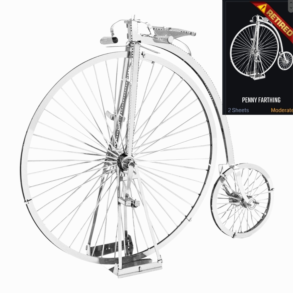 PENNY FARTHING 3D Modeling Kit RETIRED